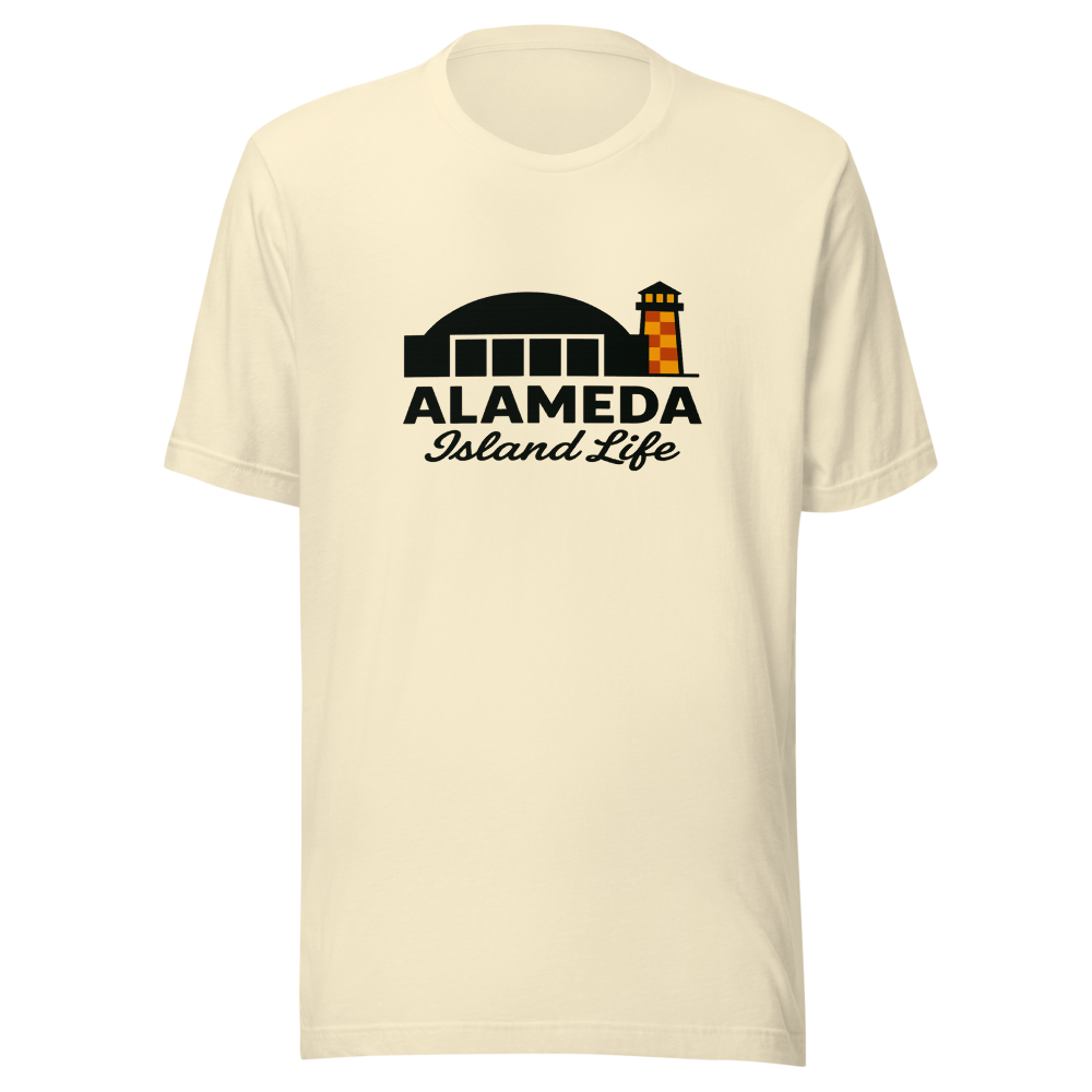 Spirits Alley Tee — Natural mockup