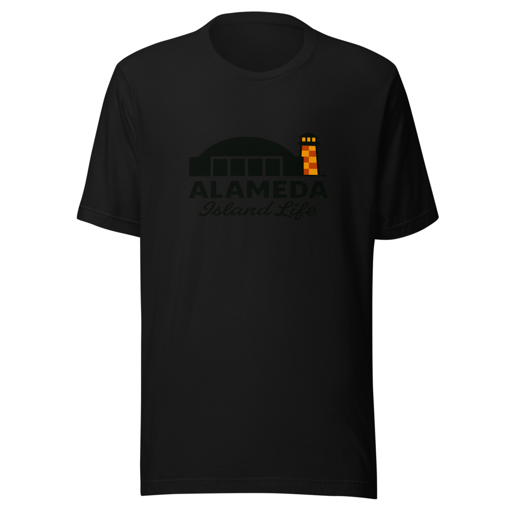 Spirits Alley Tee — Black mockup