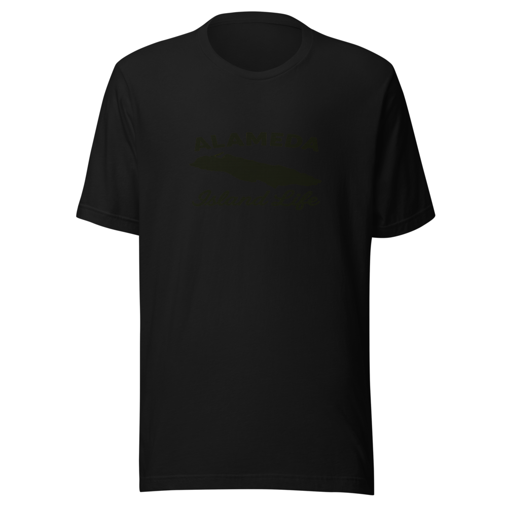Island Life Tee — Black mockup