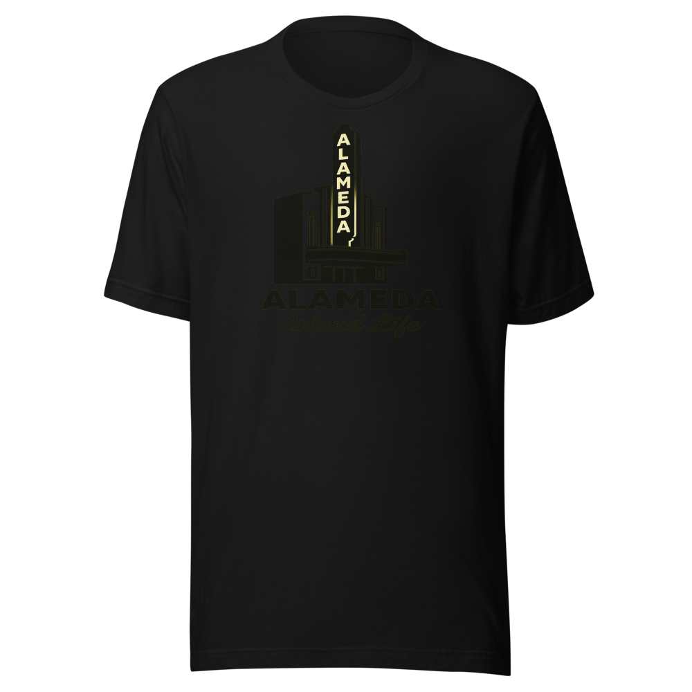 Park Street Tee — Black mockup